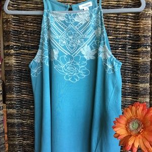 Boho Embroidered Tank Top